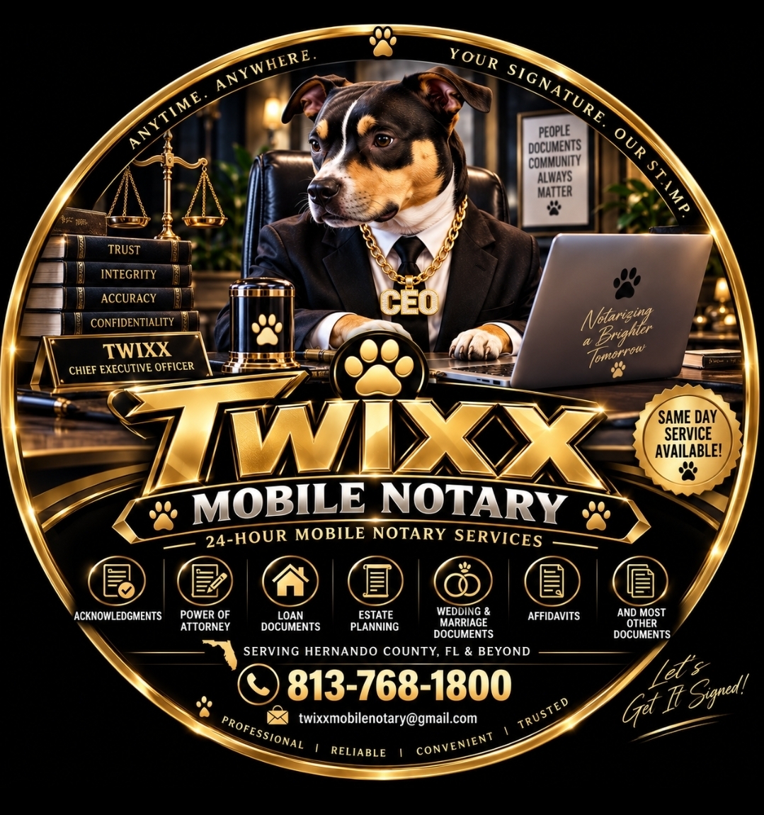 TWIXX Mobile Notary official logo